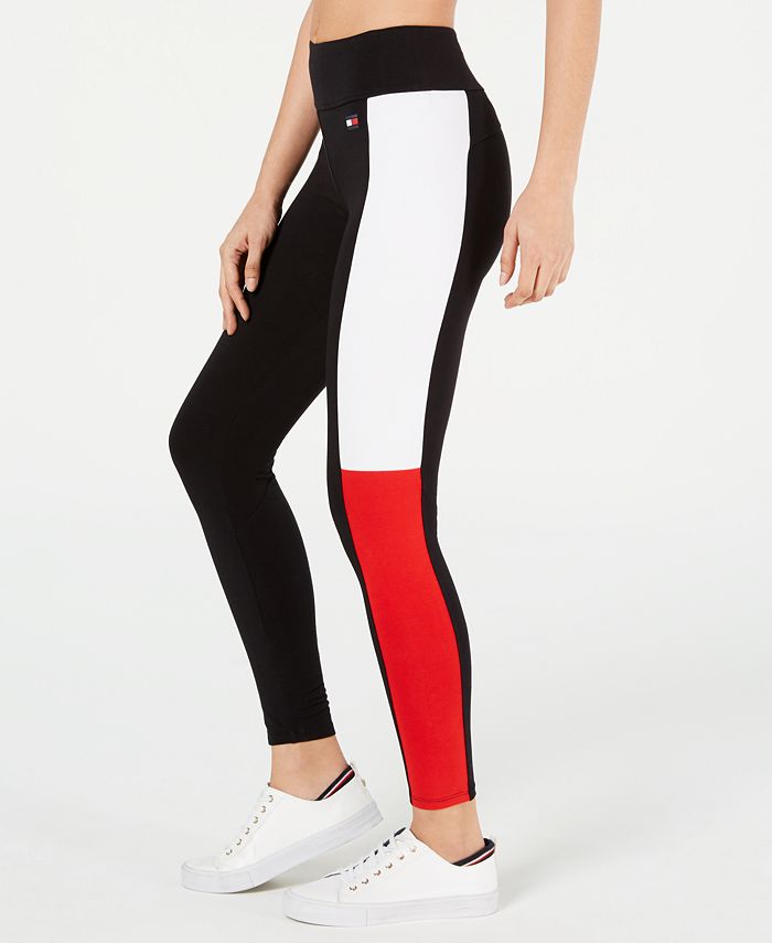 tommy hilfiger sport logo leggings