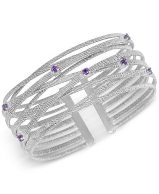 Macy's Amethyst Bracelet (1/2 Ct. T.w.) In Sterling Silver - Macy's