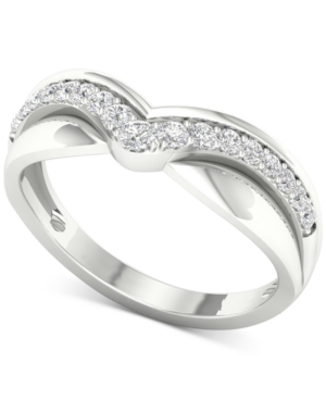 image of Diamond (1/4 ct. t.w.) Anniversary Band in 14k White Gold