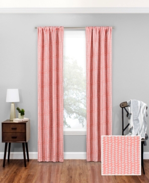 Eclipse Naya Blackout Panel, 37" X 63" In Coral