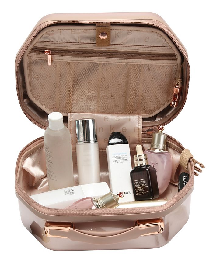 Macy's kensie 3 Piece Gemstone 8Wheel Hardside Luggage Set with TSA Lock and Cosmetic Case Macy's