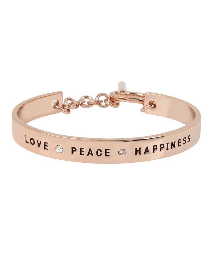 8 Silvertone Air Force Daughter You Are Loved Circle Bracelet