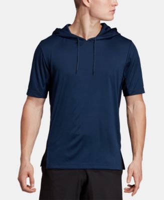 Adidas men's short sleeve hoodie online