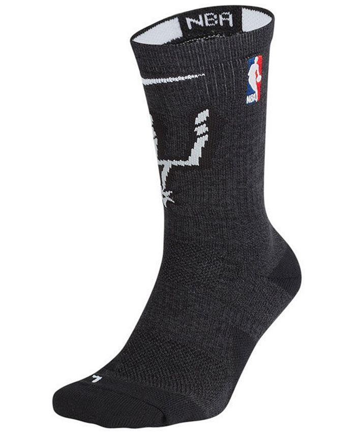 Nike Men's San Antonio Spurs Elite Team Crew Socks & Reviews - Sports ...