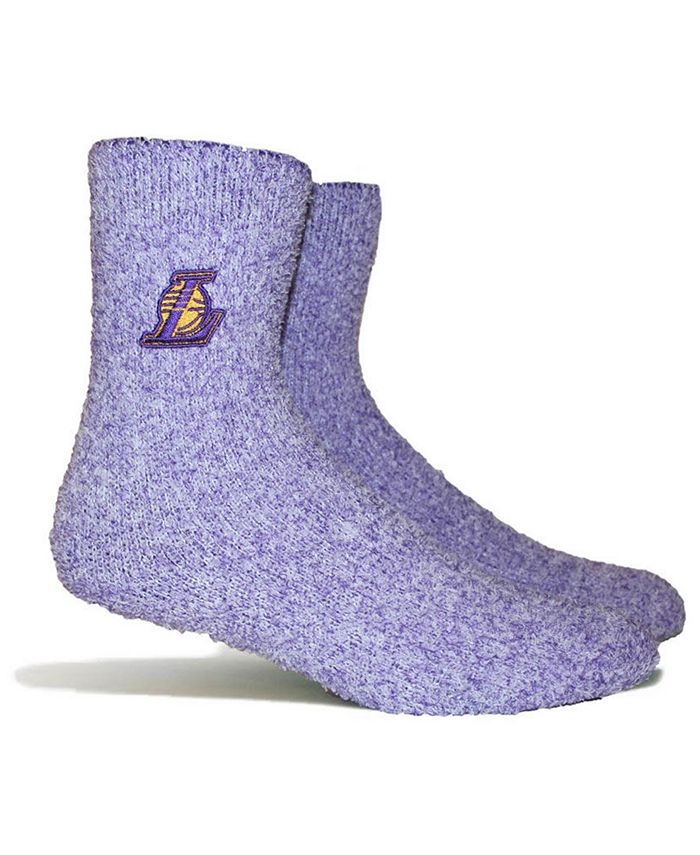 Lakers fuzzy deals socks