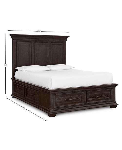 Furniture Hansen Storage California King Bed Created For Macy S