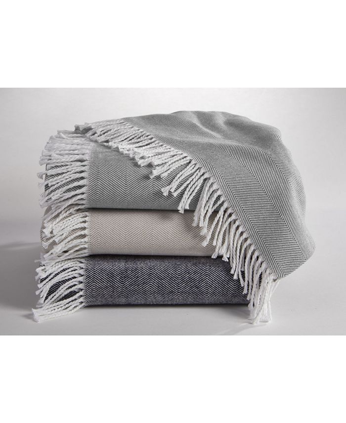 DownTown Company Herringbone Blanket Macy's