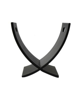 Contemporary X Style Wooden Magazine Rack