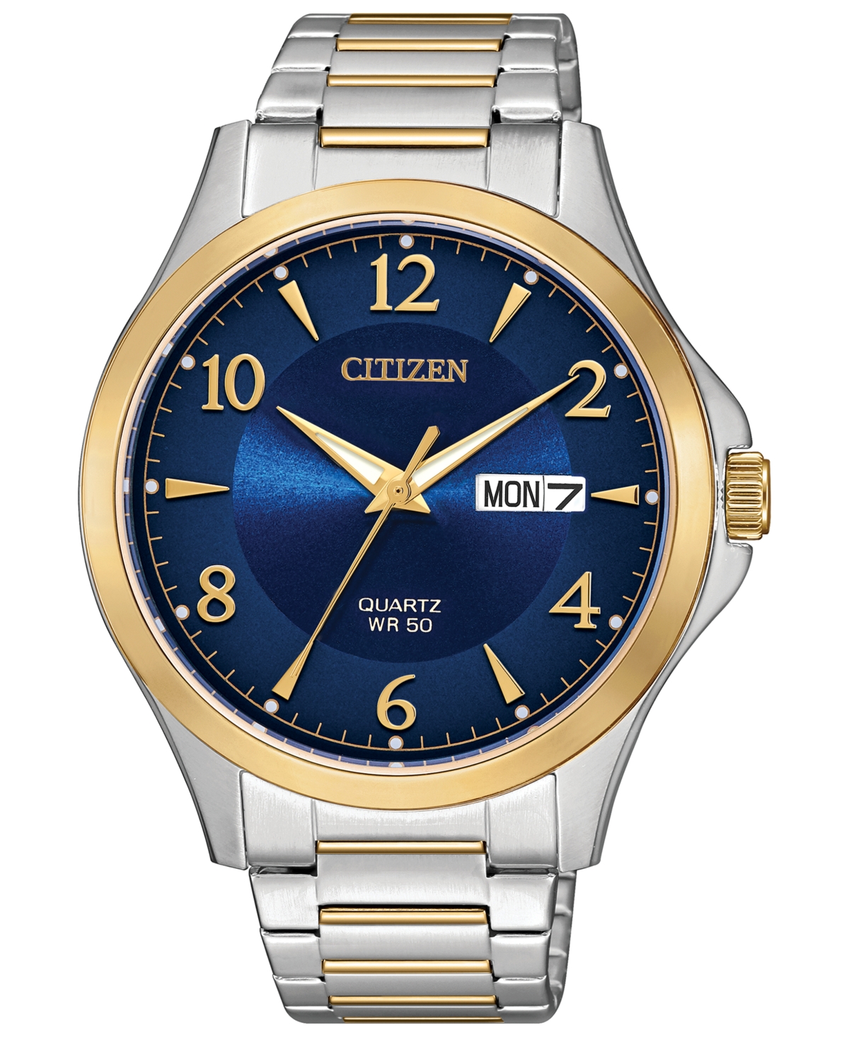 Men's Quartz Two-Tone Stainless Steel Bracelet Watch 41mm - Two-Tone