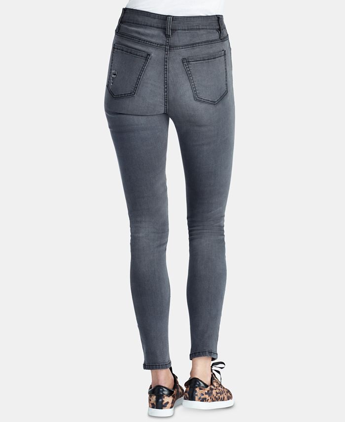 RACHEL Rachel Roy Ripped Star-Patch Skinny Jeans, Created for Macy's ...