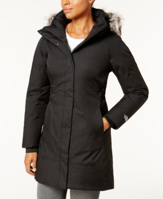 north face arctic faux fur parka