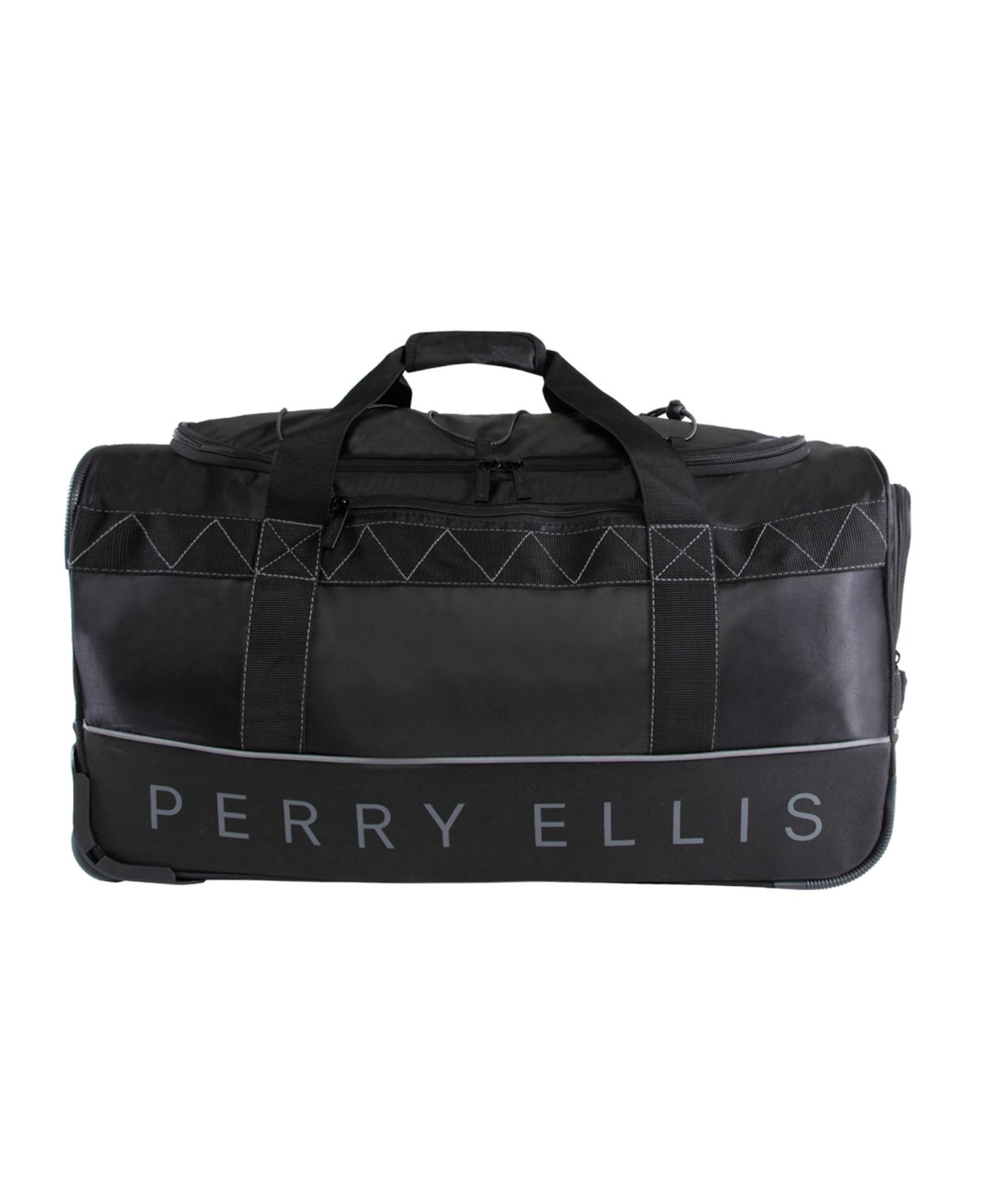 Сумка Perry Ellis 24" Rolling Duffel, цвет: Чёрный — фото 2