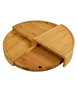 Vienna Transforming Multilevel Bamboo Cheese Board Set with Tools