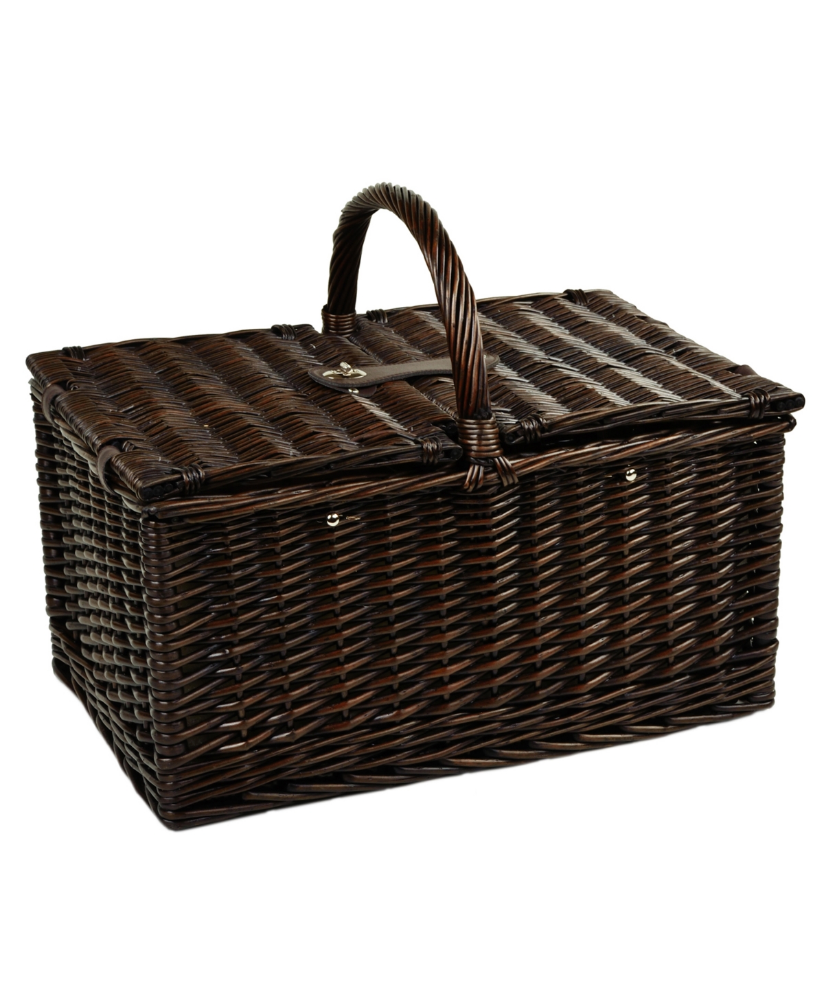 Picnic at Ascot Surrey Willow Picnic Basket with Coffee Set -Service for 2