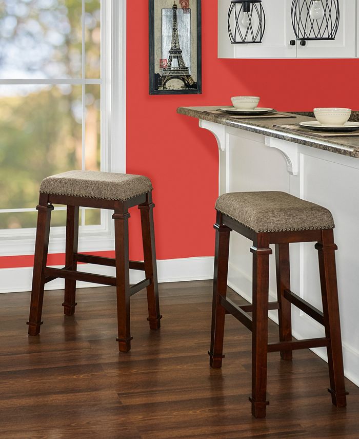 Linon Home Décor Kennedy Backless Bar Stool Macy's