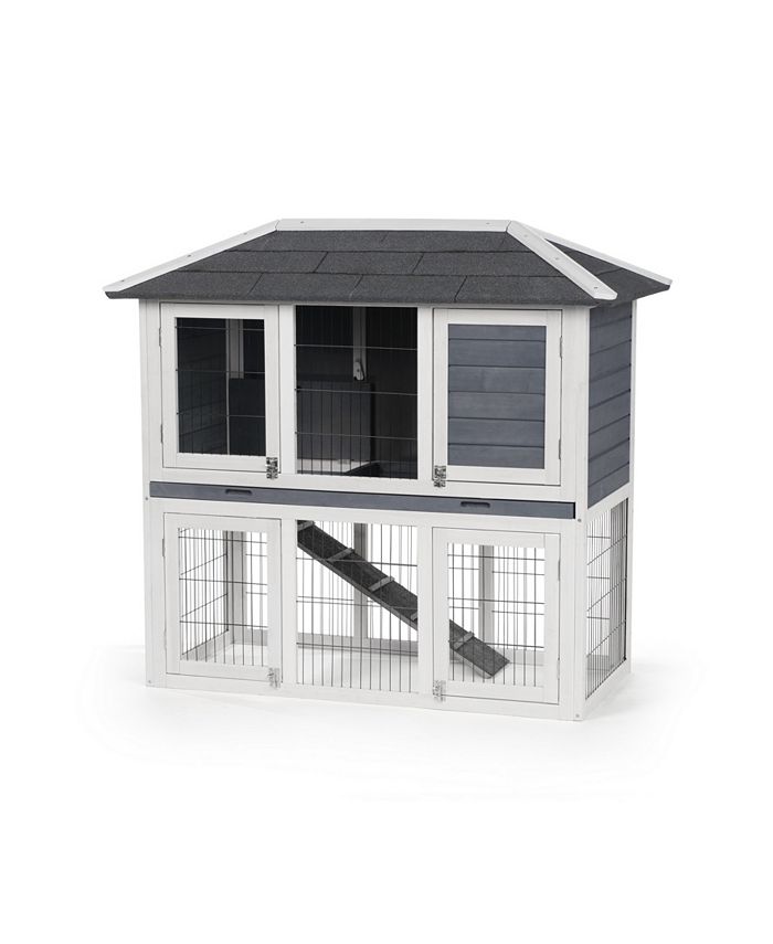 Prevue Pet Products Duplex Rabbit Hutch Macy s