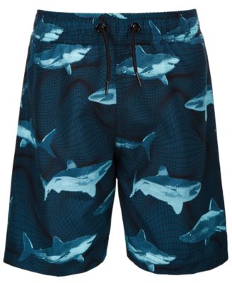 boys shark swim shorts