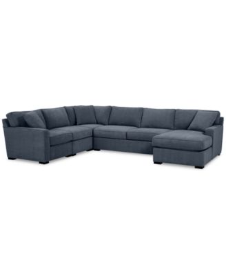Radley 5-Pc. Fabric Chaise Sectional Sofa with Corner Piece
