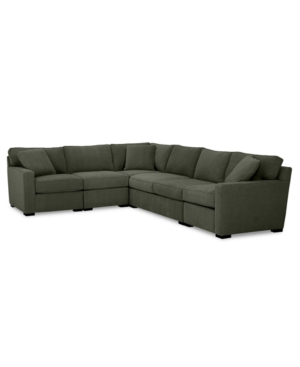 FURNITURE RADLEY 5-PC. FABRIC SECTIONAL SOFA, CREATED FOR MACY'S