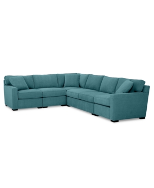 FURNITURE RADLEY 5-PC. FABRIC SECTIONAL SOFA, CREATED FOR MACY'S