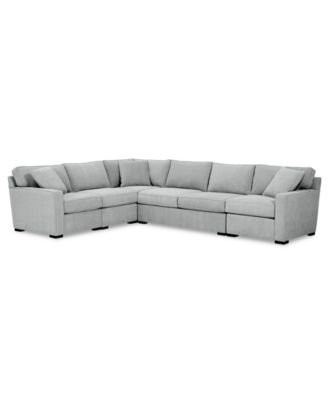 Radley 5-Pc. Fabric Sectional Sofa, Created for Macy's