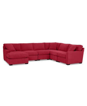 FURNITURE RADLEY FABRIC 6-PC. CHAISE SECTIONAL WITH CORNER, CREATED FOR MACY'S