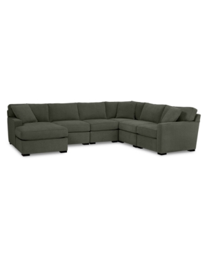 FURNITURE RADLEY FABRIC 6-PC. CHAISE SECTIONAL WITH CORNER, CREATED FOR MACY'S