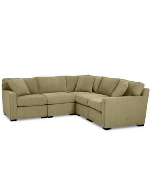 FURNITURE RADLEY FABRIC 5-PC. SECTIONAL SOFA WITH CORNER PIECE, CREATED FOR MACY'S