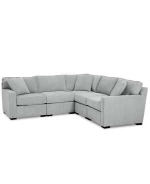 FURNITURE RADLEY FABRIC 5-PC. SECTIONAL SOFA WITH CORNER PIECE, CREATED FOR MACY'S