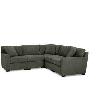 FURNITURE RADLEY FABRIC 5-PC. SECTIONAL SOFA WITH CORNER PIECE, CREATED FOR MACY'S