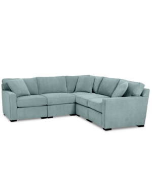 FURNITURE RADLEY FABRIC 5-PC. SECTIONAL SOFA WITH CORNER PIECE, CREATED FOR MACY'S