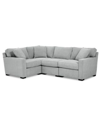 Furniture Radley Fabric 4-Pc. Sectional Sofa With Corner Piece, Created ...