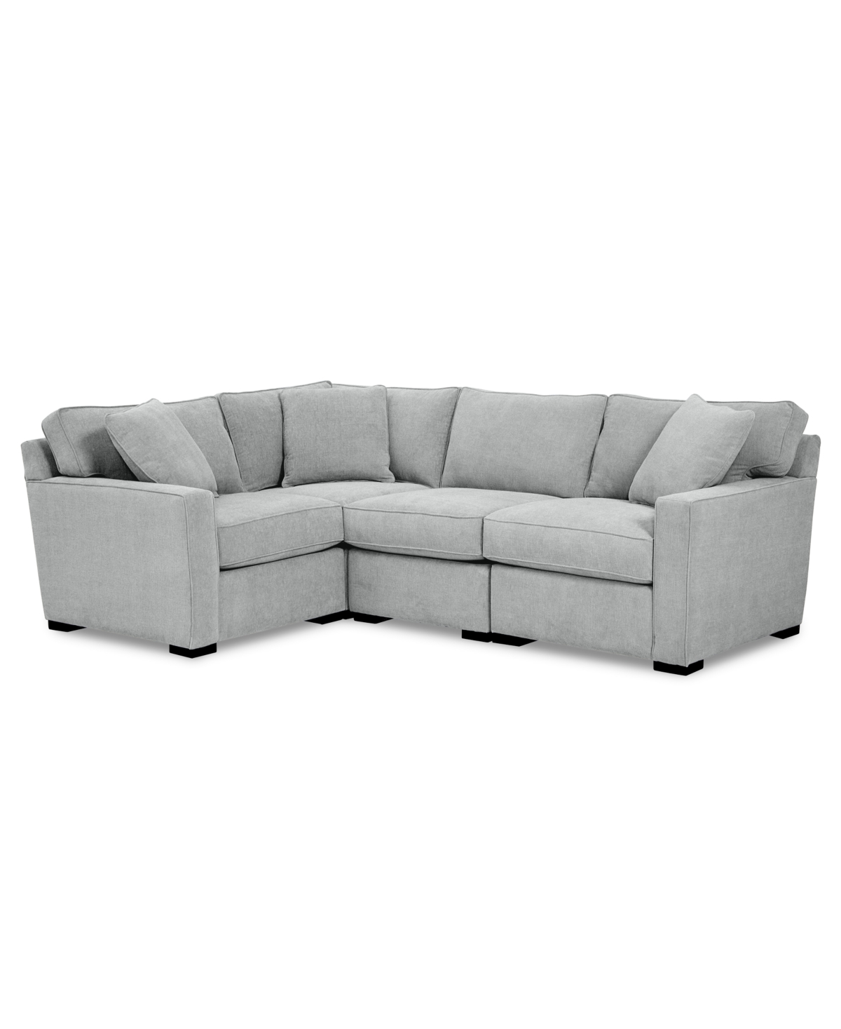 Radley Fabric 4-Pc. Sectional Sofa with Corner Piece, Created for Macy's