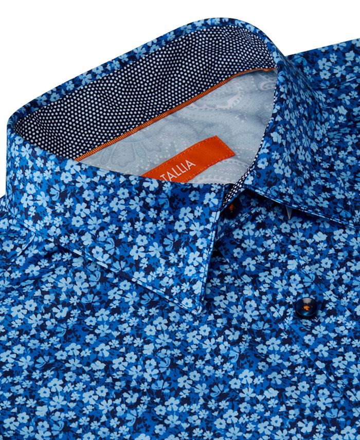 Tallia Men's Slim-Fit Floral Shirt - Macy's