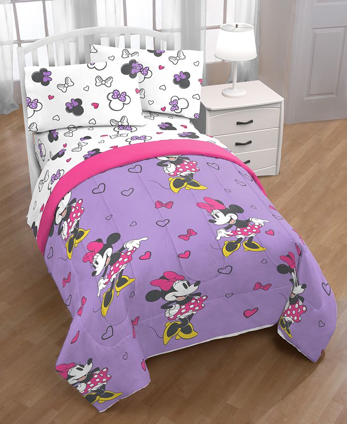Disney Minnie Mouse 3Pc. Twin Sheet Set Macy's