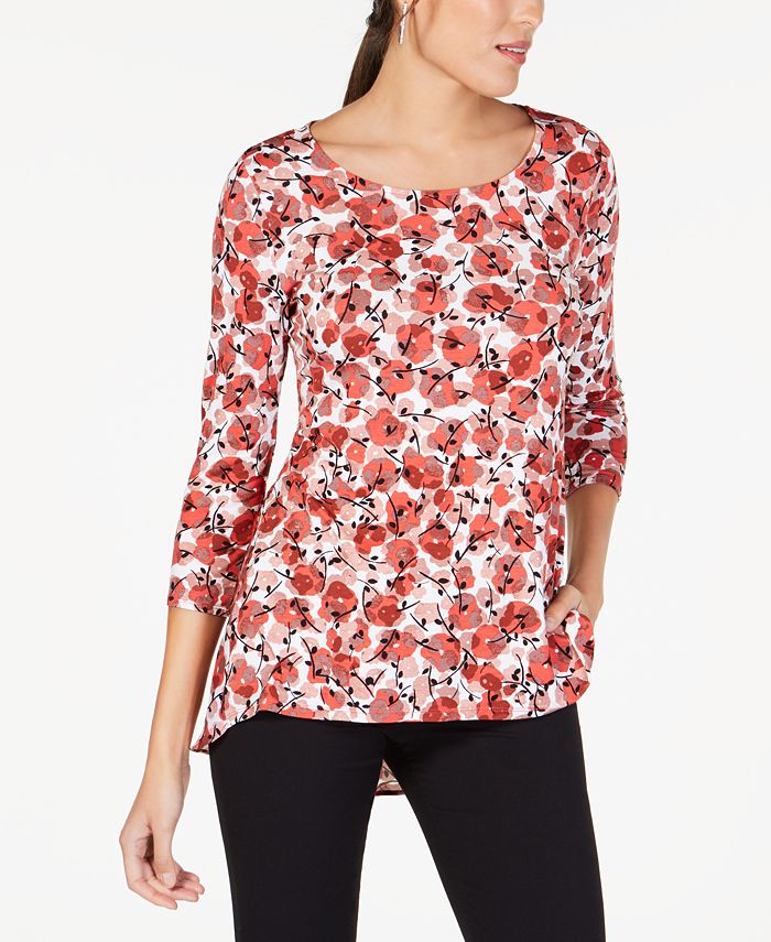 macys petite tops alfani
