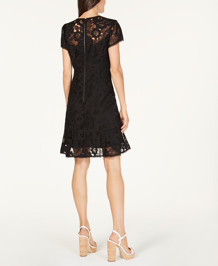 Nanette Lepore Lace A-line Dress, Created for Macy's - Macy's