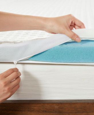 2" Gel Memory Foam Cooling Cover Mattress Toppers