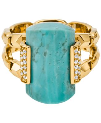 mk turquoise ring