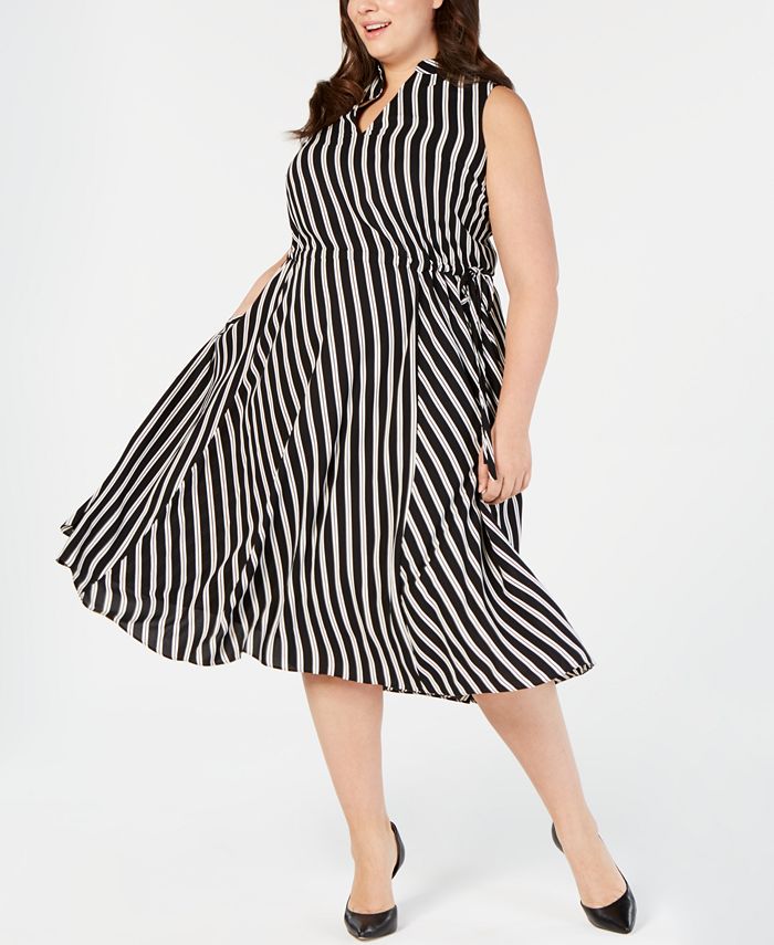 Anne klein drawstring midi dress 2025
