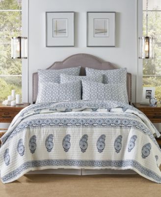 Skylar Indigo Full/Queen Quilt Set 