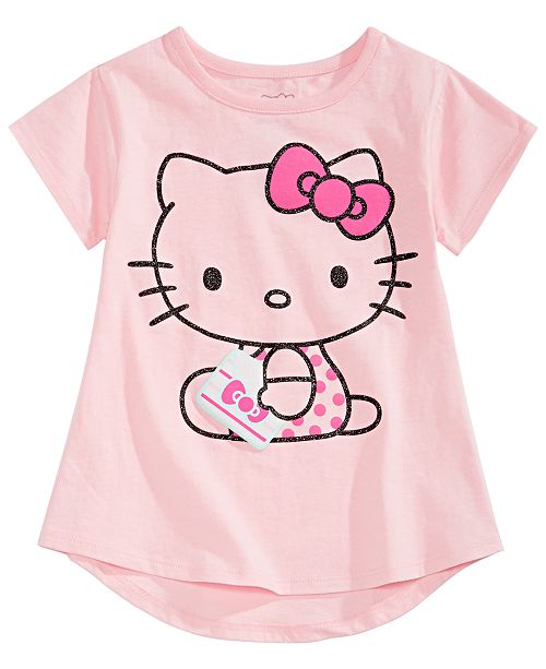 Hello Kitty Little Girls Kitty Print T Shirt Reviews Shirts Tops
