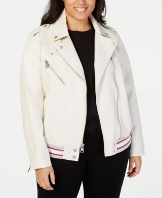 Levi's - Plus Size Faux-Leather Moto Jacket