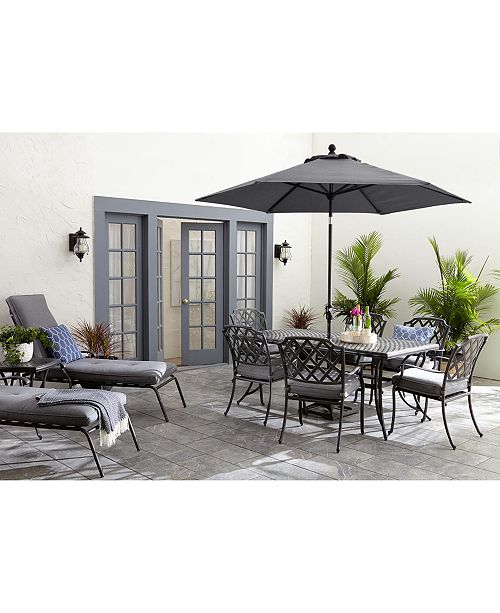 Furniture Grove Hill Ii Outdoor Dining Collection With Sunbrella