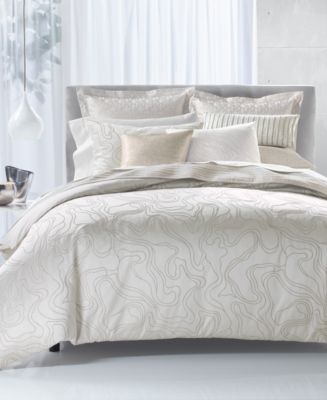 Hotel Collection Silverwood Full/Queen Duvet Cover, Created for Macy's ...