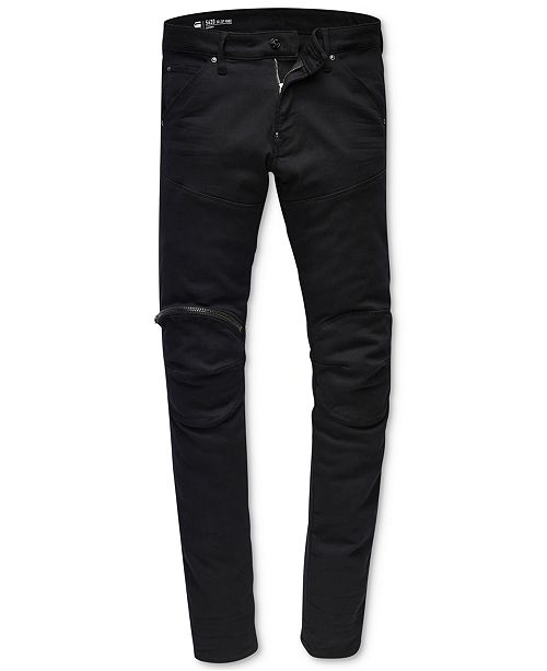 G-Star Raw Men's Skinny-Fit Moto Jeans, Created for Macy's & Reviews ...
