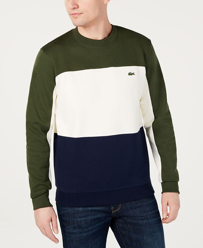 Lacoste Men's Colorblocked Sweatshirt - Macy's
