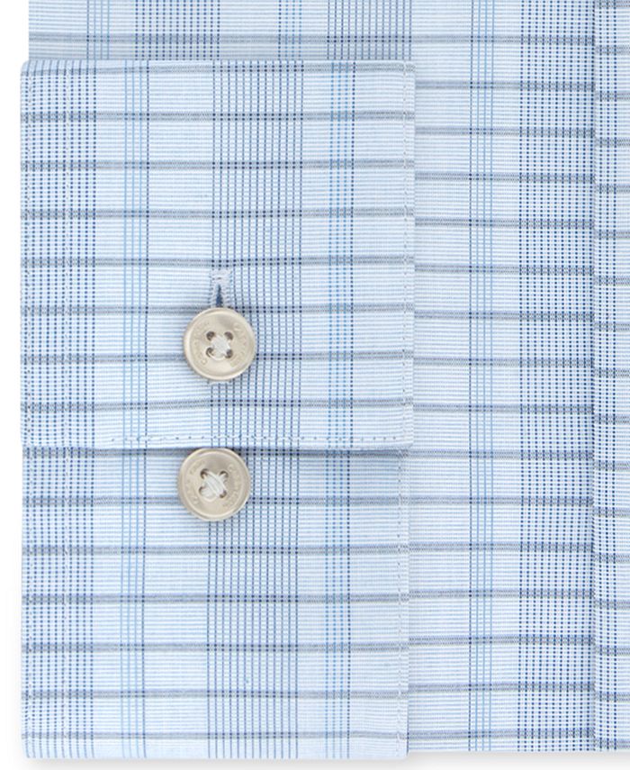 Calvin Klein Steel Slim Non Iron Broadcloth Check