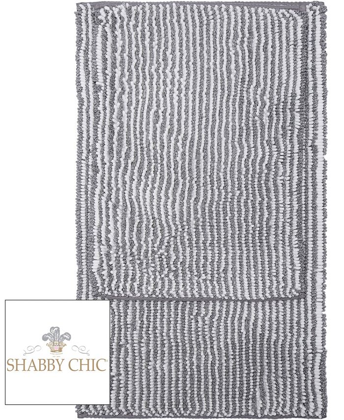 Home Dynamix Shabby Chic Fresno 2Piece Popcorn Chenille Bath Mat Set