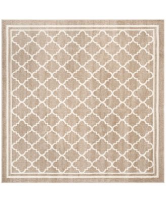 Amherst Wheat and Beige 7' x 7' Square Area Rug